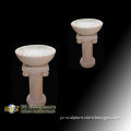 Beautiful Hand Carved Natrual Stone Pedestal Sinks / Stone Sinks